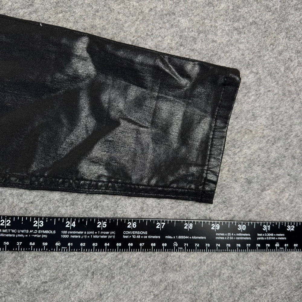 Rag & bone Nina High Rise Skinny Jeans 29" Coated Black Womens 26 - Picture 12 of 14